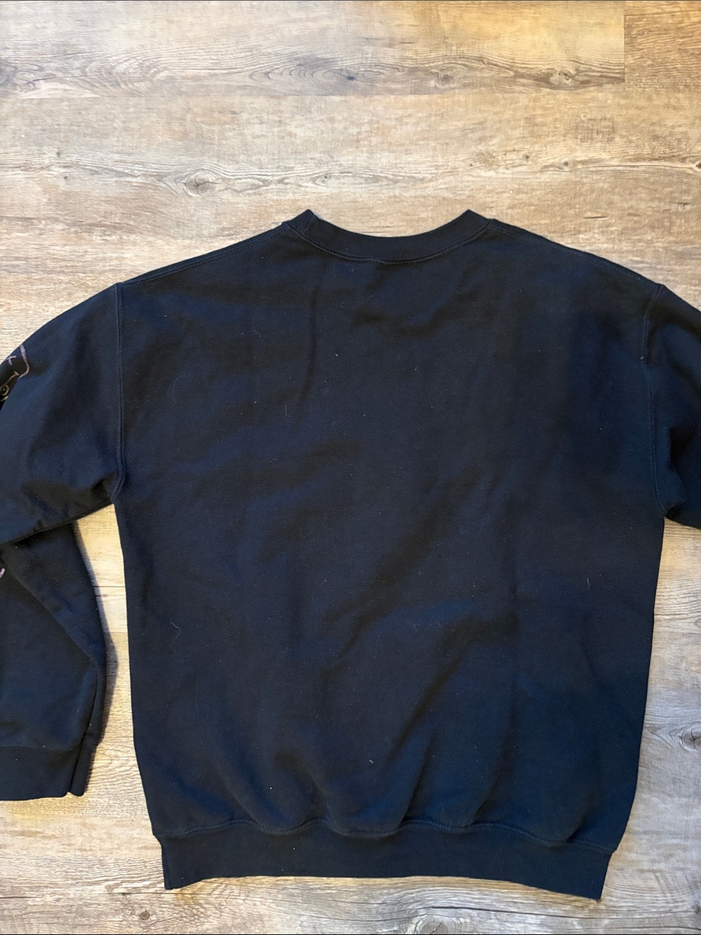 Nirvana Black Tie-Dye Smiley Crewneck Sweater - Picture 2 of 3